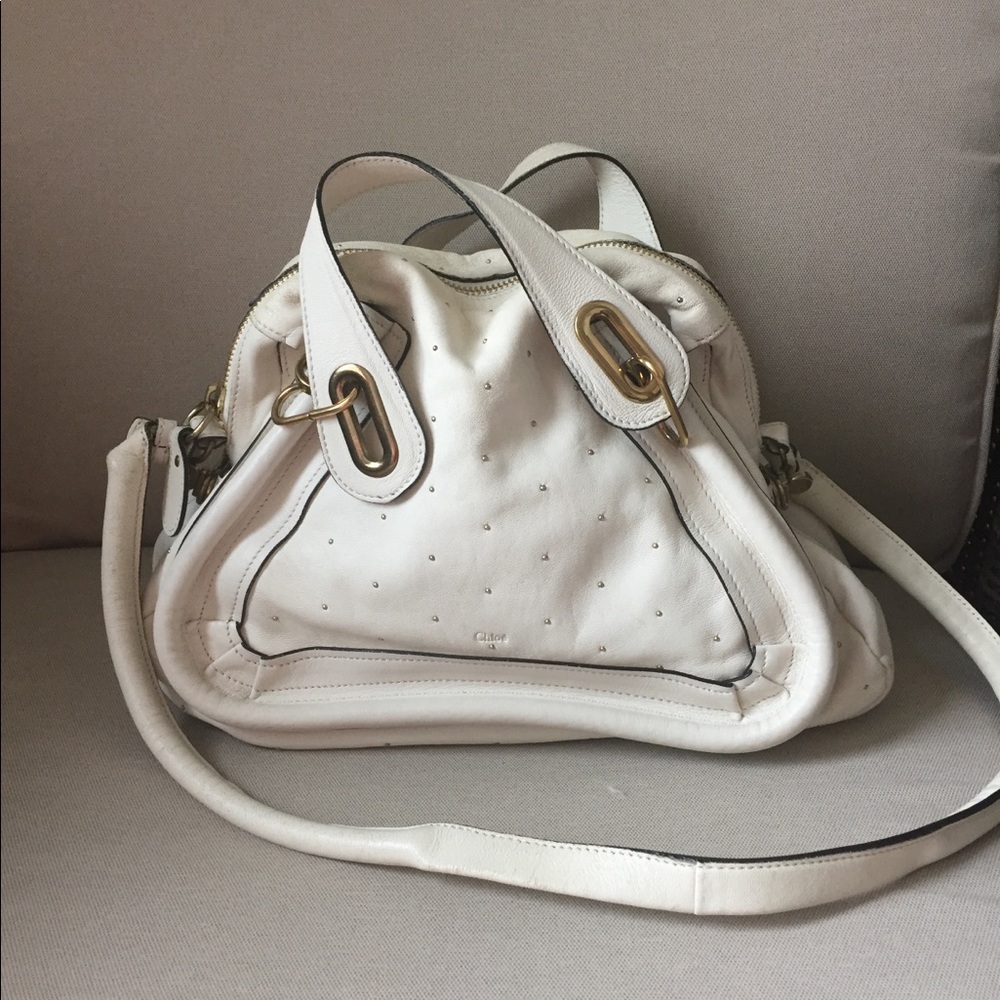 RARE Chloe Paraty Studs Large Bag